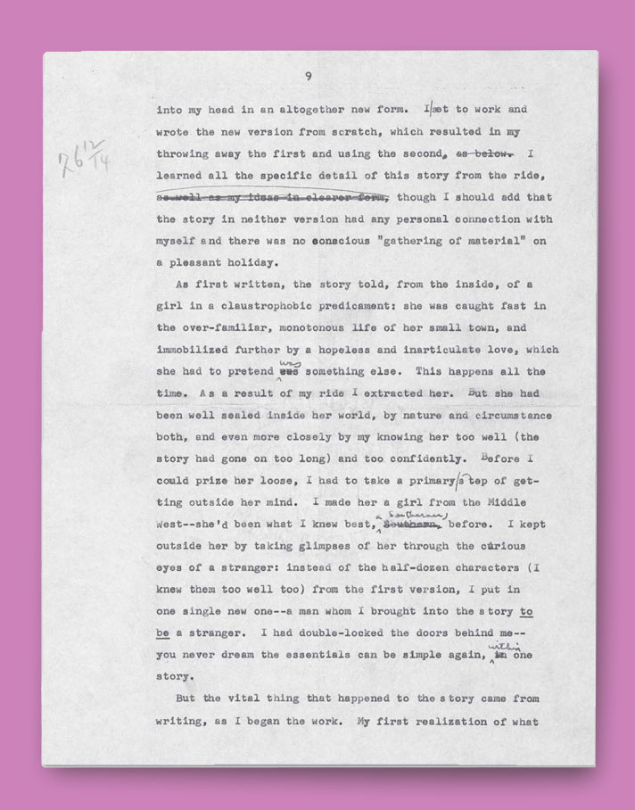 Welty Manuscript