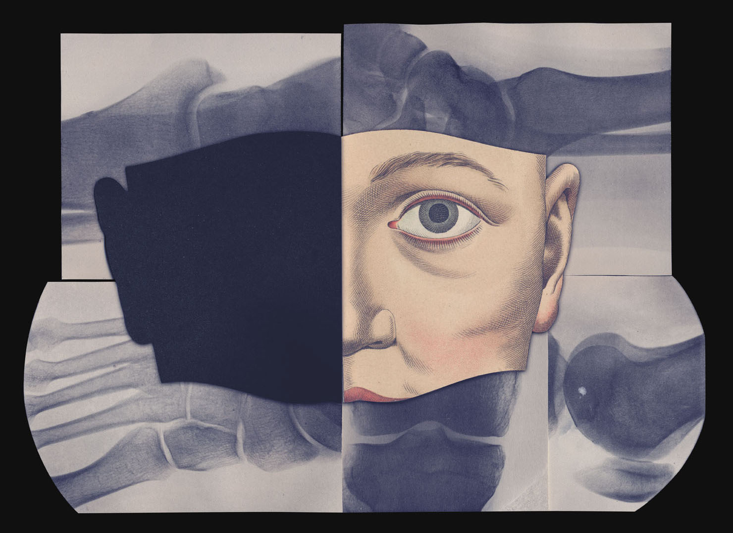 Abstract face.