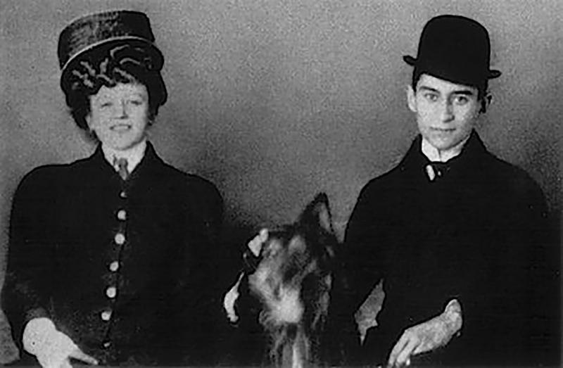 Kafka and Hansi, ca. 1906â1908.