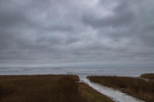 Lake Peipus. Varnja, Estonia, March 2025.