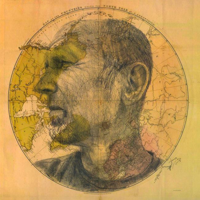 Daniel Baxter illustrated self-portrait.