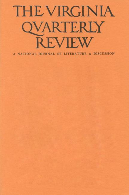 Virginia Quarterly Review, Winter 1954 cover